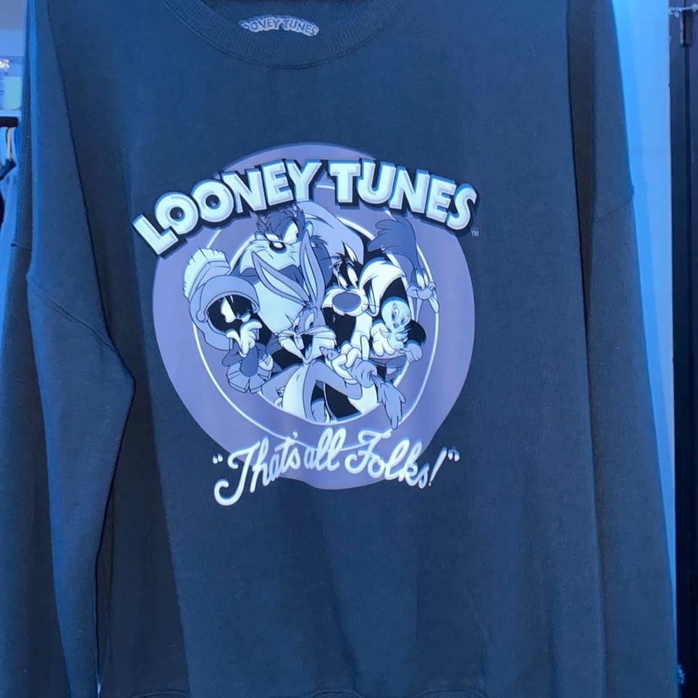 Women’s L Looney Tunes Crewneck